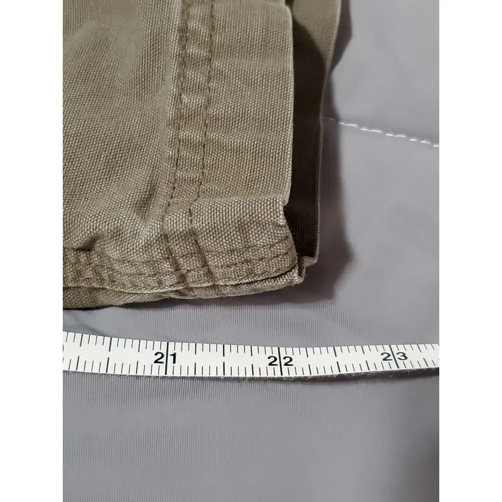 Carhartt B147 LBR Men’s Work Shorts Size 40 Brown Original Fit Cotton